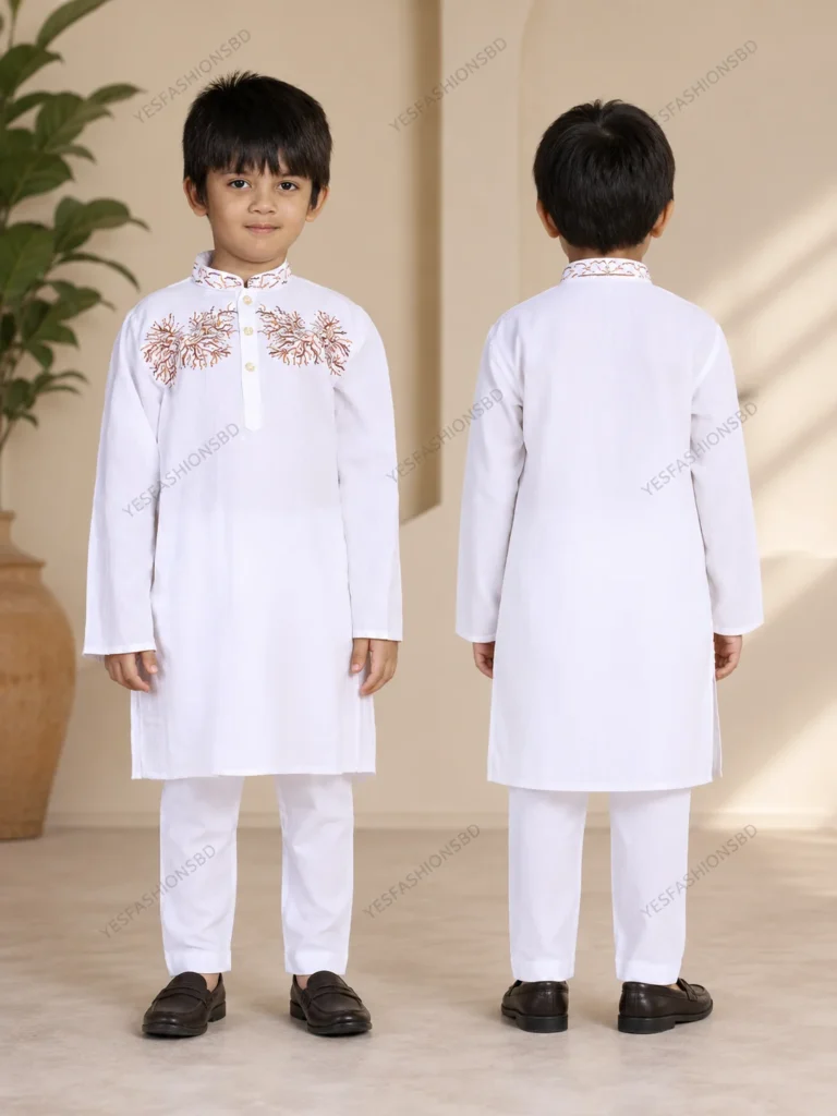 Embroidered Kids Panjabi for Boys