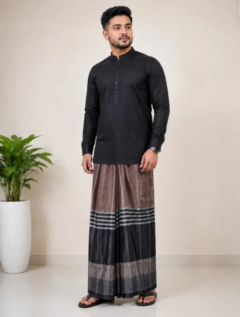 VIP Lungi for Men - Backed by a Fast-Color (রঙ পাকা) Guarantee