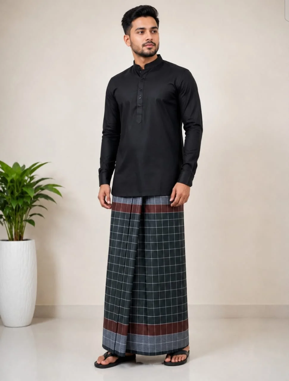 VIP Lungi for Men - Backed by a Fast-Color (রঙ পাকা) Guarantee - Image 2
